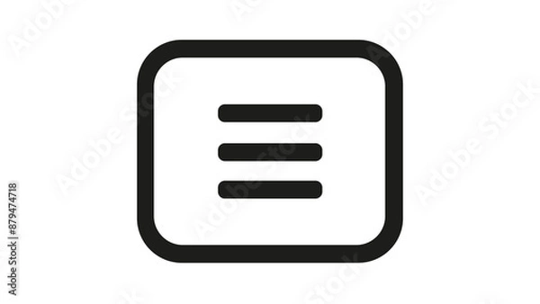 Fototapeta menu bar icon