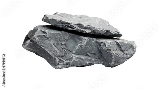 Fototapeta rock isolated on white background