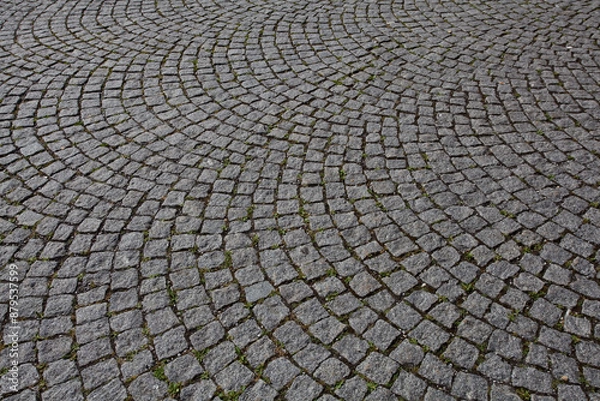 Fototapeta Old paving stone texture