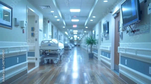 Obraz A hospital using big data analytics to optimize resource allocation and improve patient outcomes.