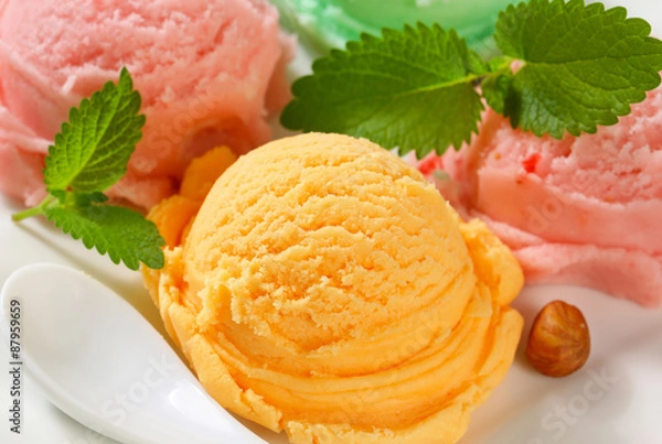 Obraz Ice cream dessert