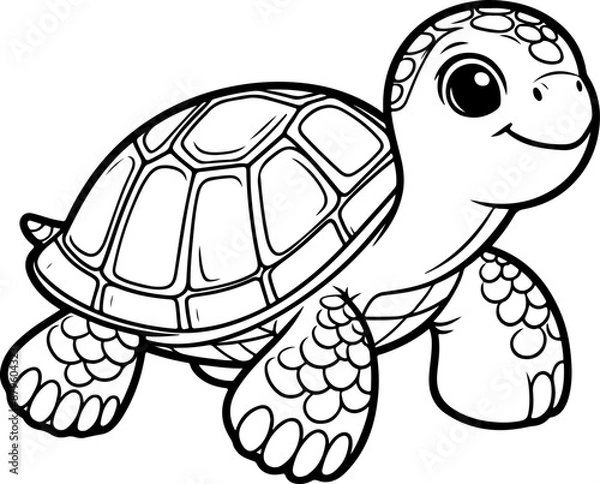 Fototapeta coloring book, line, outline