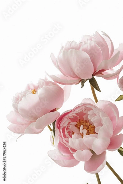 Obraz pink cherry blossom isolated