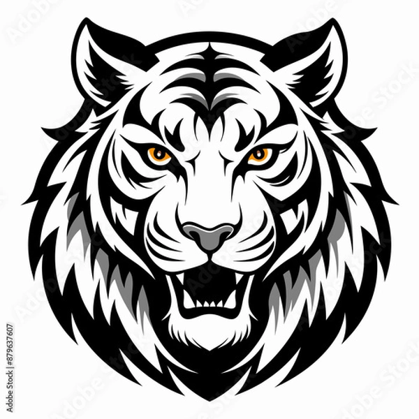 Obraz tiger vector and illustration