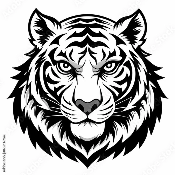 Obraz tiger vector and illustration