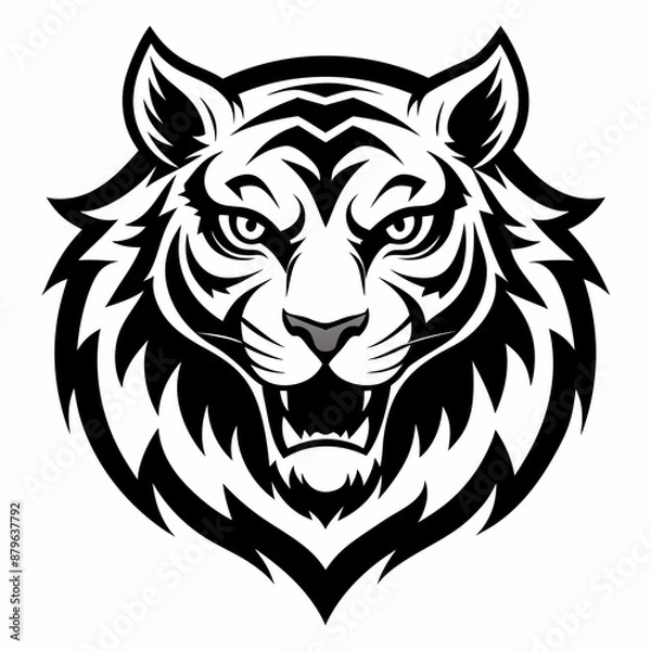 Obraz tiger vector and illustration
