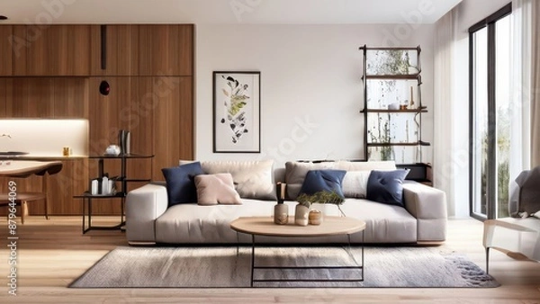 Fototapeta living room 