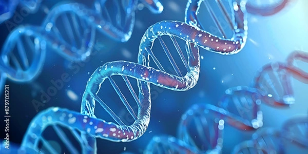 Fototapeta "Genetic Discoveries: Visualizing DNA Structures"
"Molecular Genetics: Unraveling DNA Complexity"