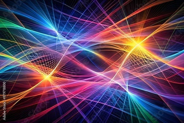 Fototapeta fractal burst background