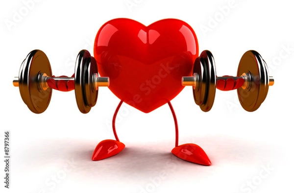 Obraz Coeur bodybuilder