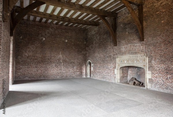 Obraz Large old empty room