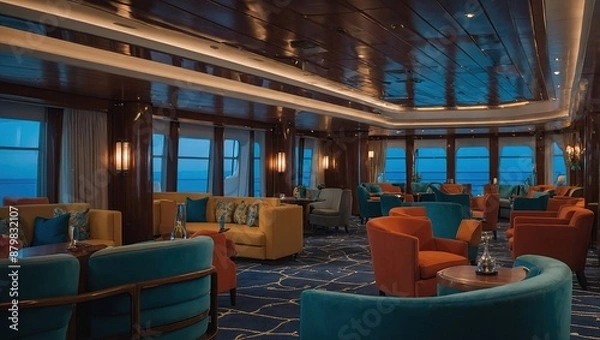 Obraz Design cruise ship interior