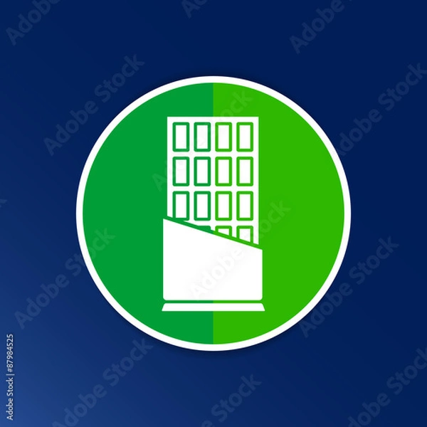 Obraz Opened chocolate bar vector icon logo design