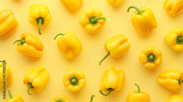Obraz yellow pepper background