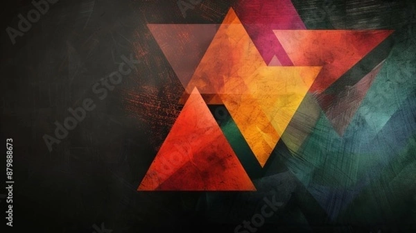Obraz Abstract Triangle Artwork