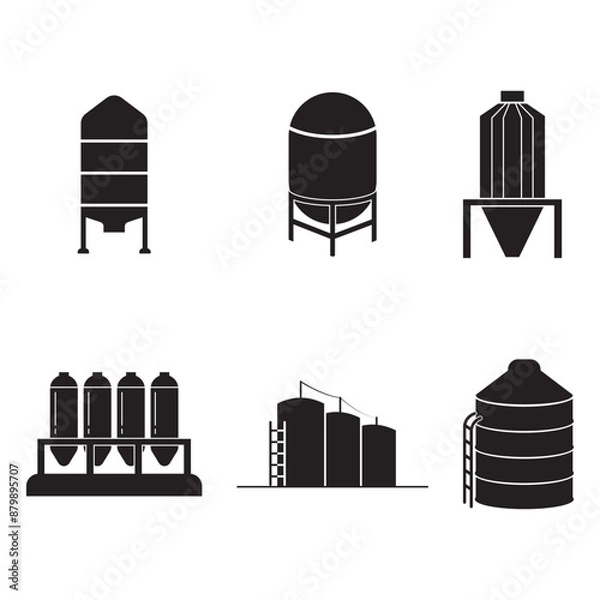 Obraz silo icon