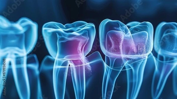 Obraz Teeth concept background