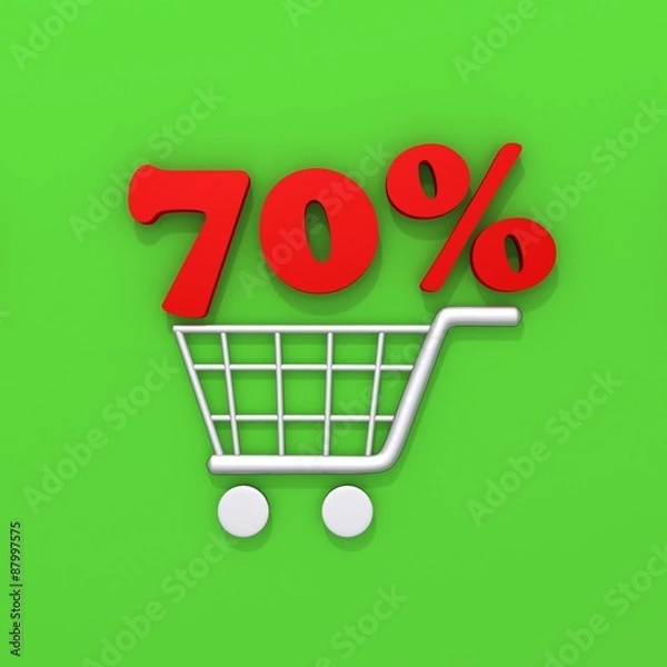 Obraz 70 percent discount in shopping cart