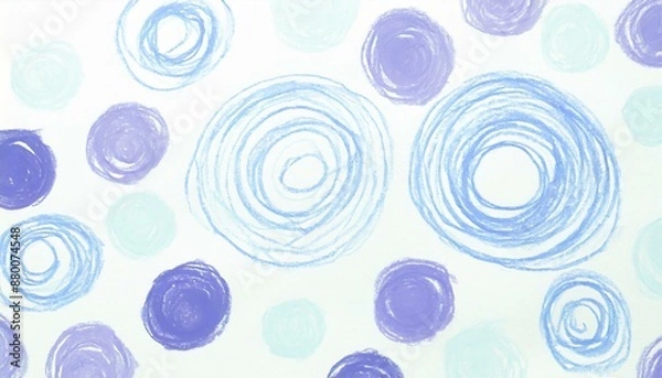 Fototapeta 梅雨をイメージした涼し気な背景イラスト