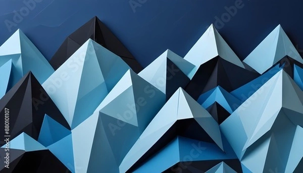 Fototapeta Clear Plain Shiny Warm Soft Vintage Bokeh Cloudy Wave Like Geometric Blue Background or Texture	