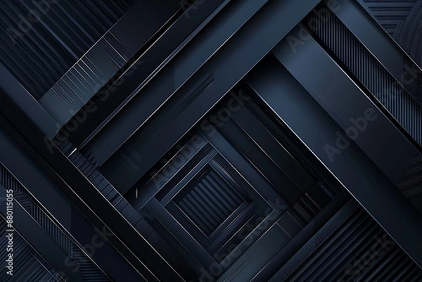 Obraz Abstract Dark Geometric Pattern