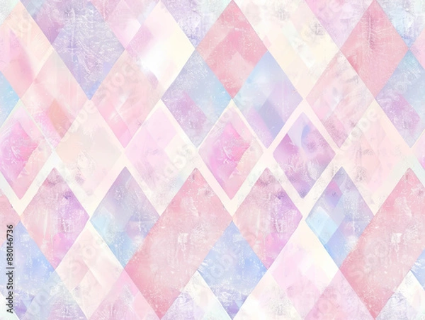Obraz Gentle Pastel Argyle Pattern