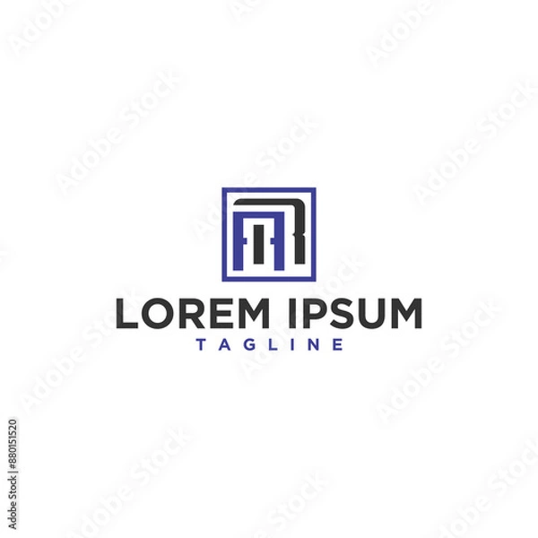 Fototapeta ar square logo design