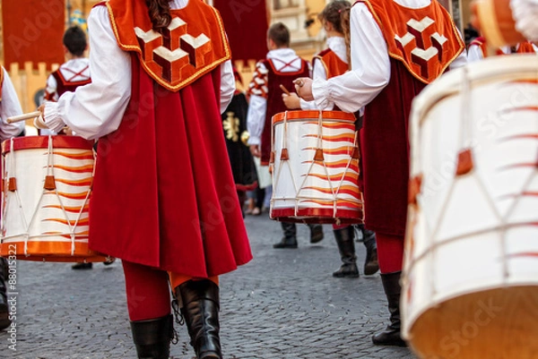 Obraz suonatori di tamburo