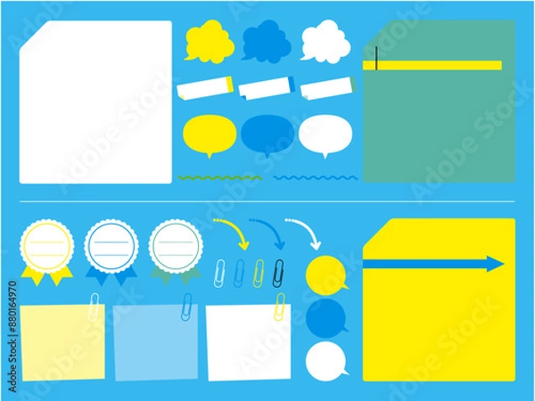 Fototapeta フレームアイコンセット