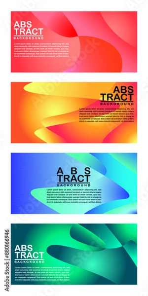 Fototapeta Abstract Background Fluid And Liquid with Gradient