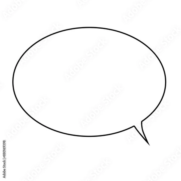 Fototapeta 吹き出し横長下