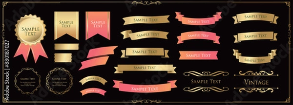 Fototapeta リボンセット