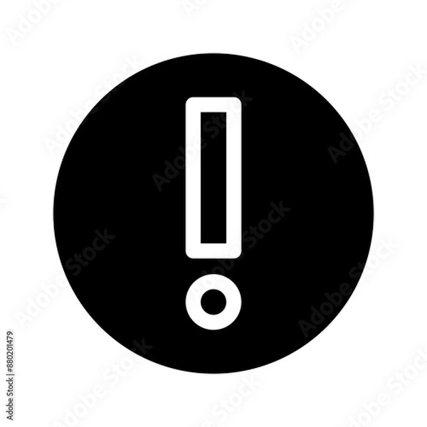 Fototapeta Warning Icon Vector Symbol Design Illustration