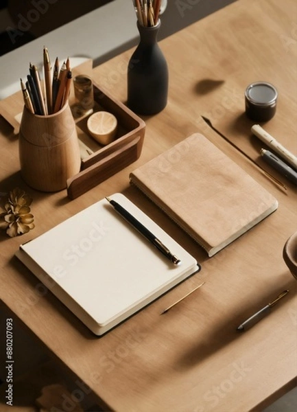 Obraz notebook and pen