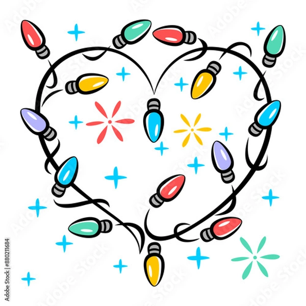 Fototapeta Fairy lights