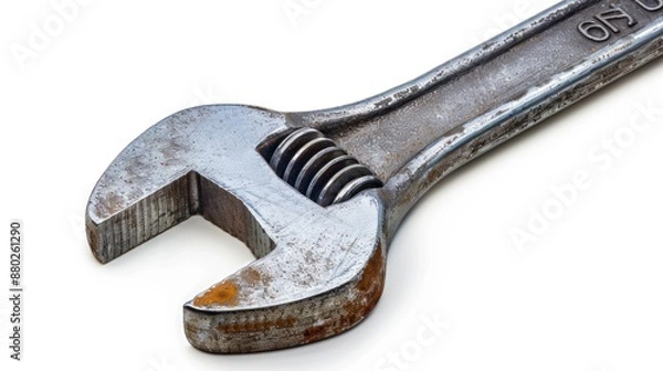 Fototapeta Close-Up of an Old and Rusty Wrench