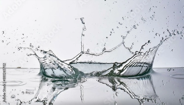 Obraz 美しい水王冠・水しぶき・スプラッシュ