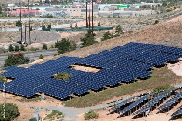 Obraz array of solar panels