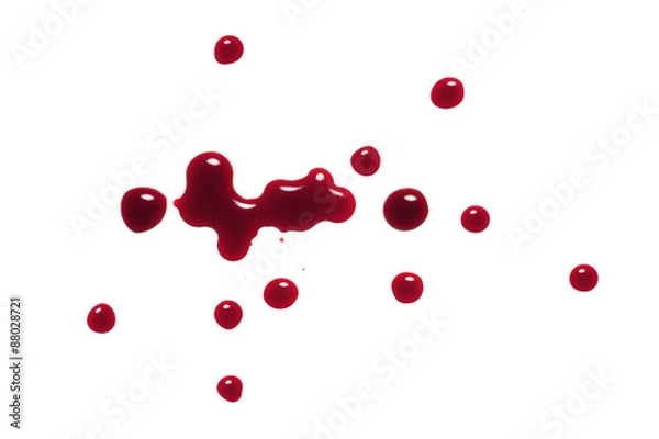 Fototapeta drop of blood