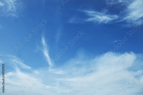 Obraz blue sky with clouds
