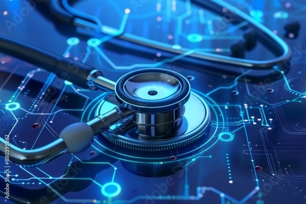 Fototapeta Enhancing medical cybersecurity with generative ai for data safety in healthcare and life insurance