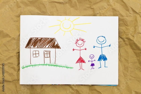 Obraz children's drawing