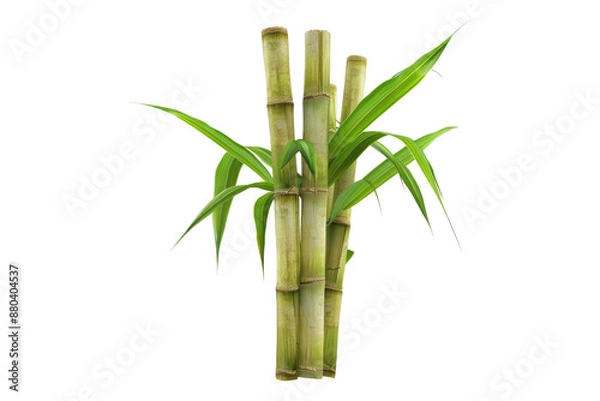 Obraz Sugarcane isolated on transparent background