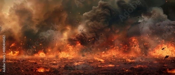 Obraz In the Midst of Chaos: Ravages of War