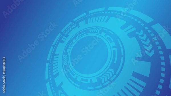 Fototapeta Abstract Technology Background Blue Color