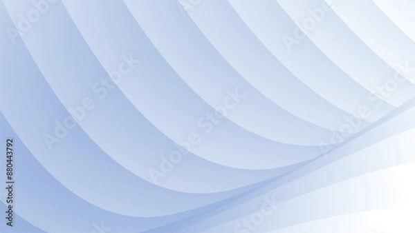 Obraz Blue and white gradient abstract background vector image for backdrop or presentation
