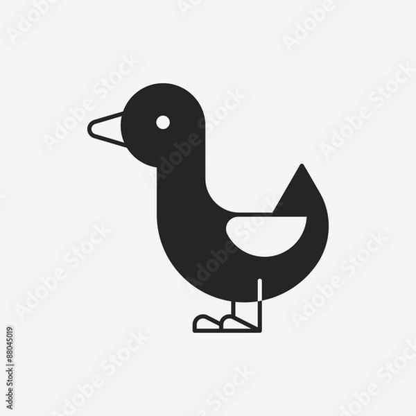 Fototapeta duck icon