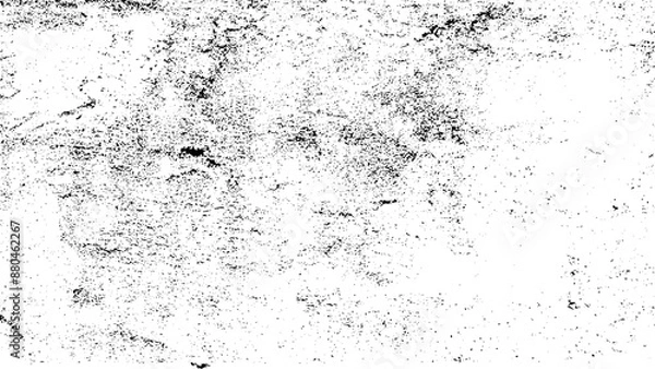 Fototapeta Grunge Black And White Urban Vector Texture background. Old smears of black paint on white. Vintage dark, dirty style..