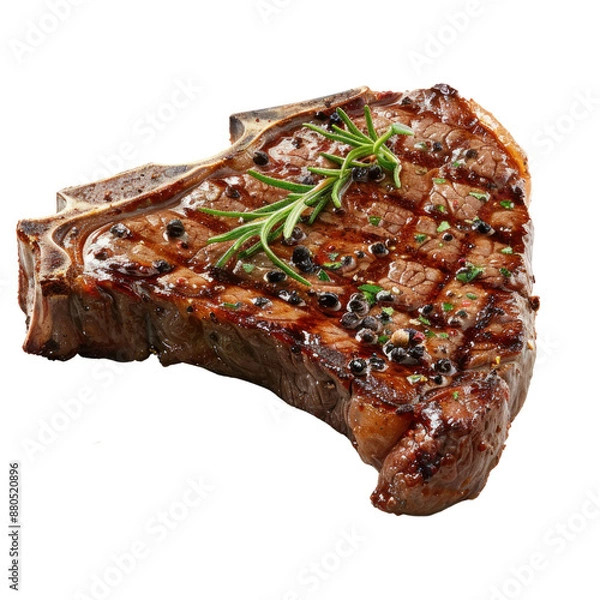 Fototapeta grilled steak isolated on transparent png