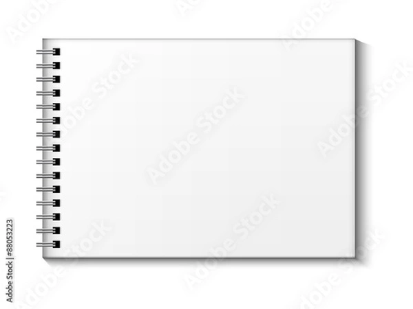 Obraz Sketchbook vector mock up